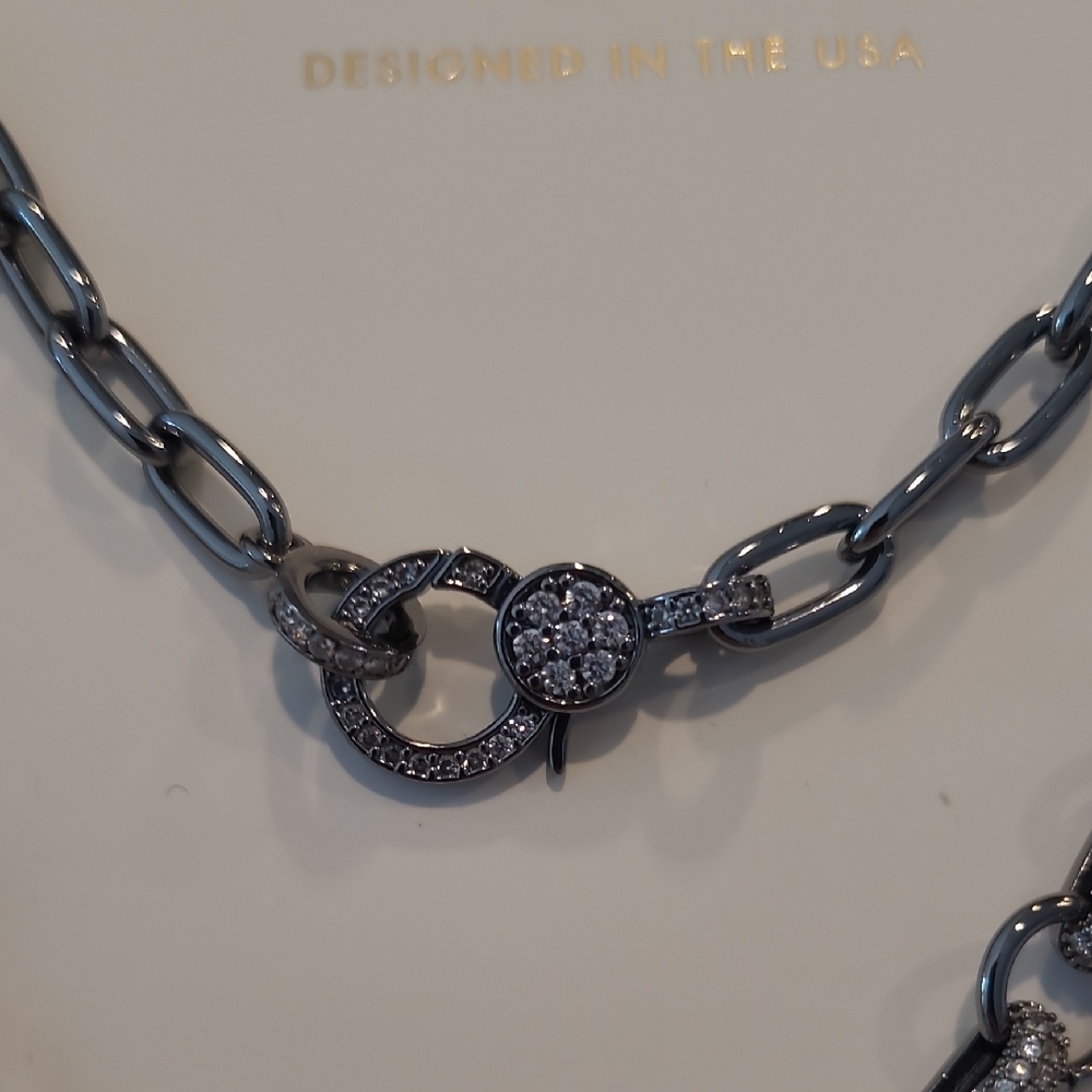 Bomb Party Luxe Layers Necklace On Hematite - Picture 2 of 4
